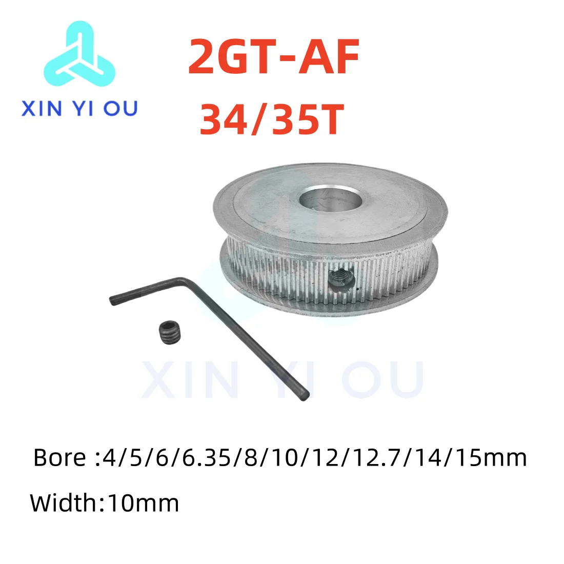 

2GT synchronous pulley GT2 pulley AF-type 34/35teeth