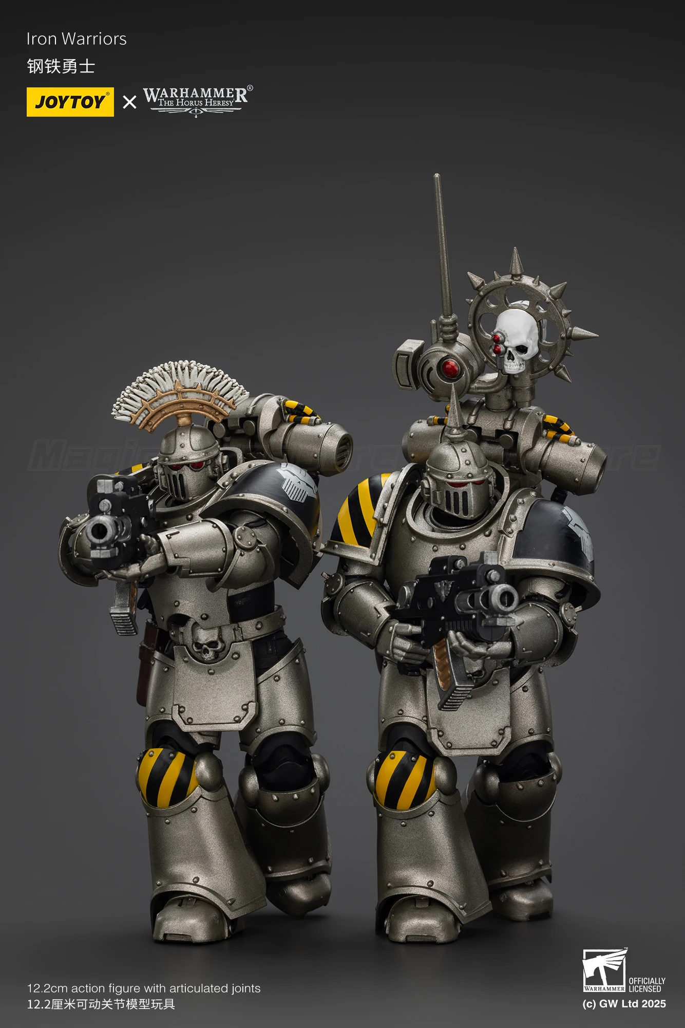 

JOYTOY Warhammer 40K Iron Warriors MKIII Тактический легионер с тактическим сержантом Nuncio-vox【Доставка в течение 24 часов】