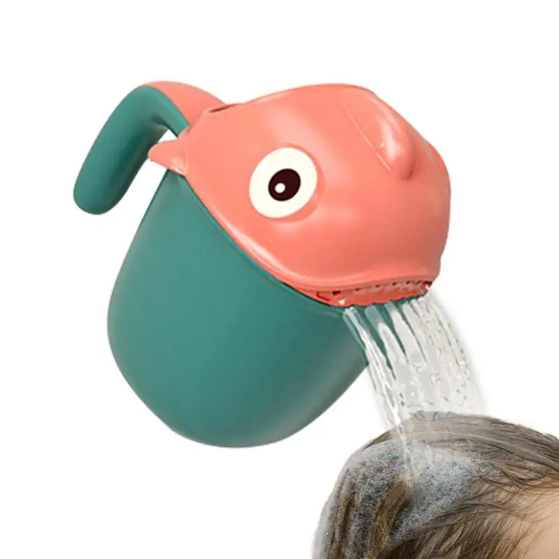 Cute Rinse Cup Waterfall Shampoo Rinser For Kids Wash Hair Cup Shower Sprinkler Protection Bathroom Accessories For Protecting