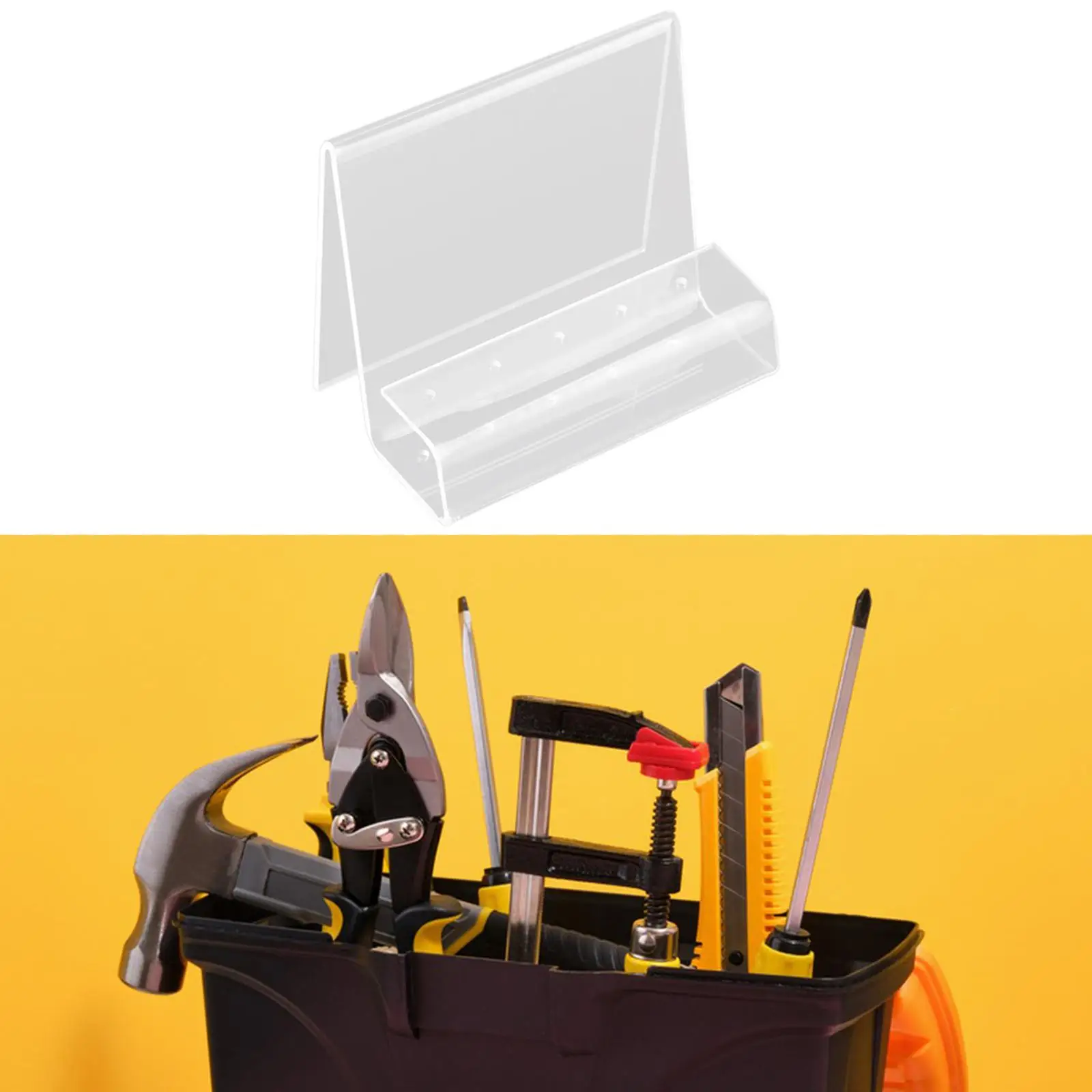 Acrylic Pliers Rack Sturdy Practical Space Saving Professional Pliers Holder