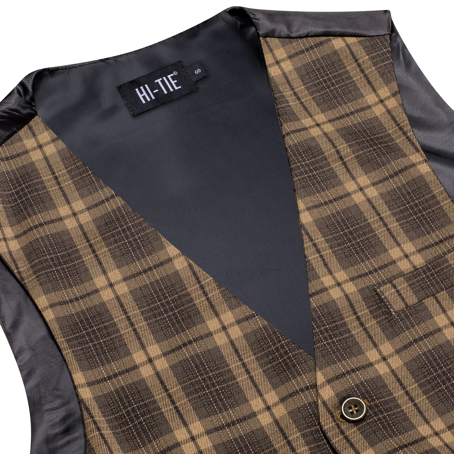 Hi-Tie Viscose Mens Vest With Bowtie Jacquard Solid Plain Striped Waistcoat Jacket Hanky Cufflinks Wedding Business S to XXXL