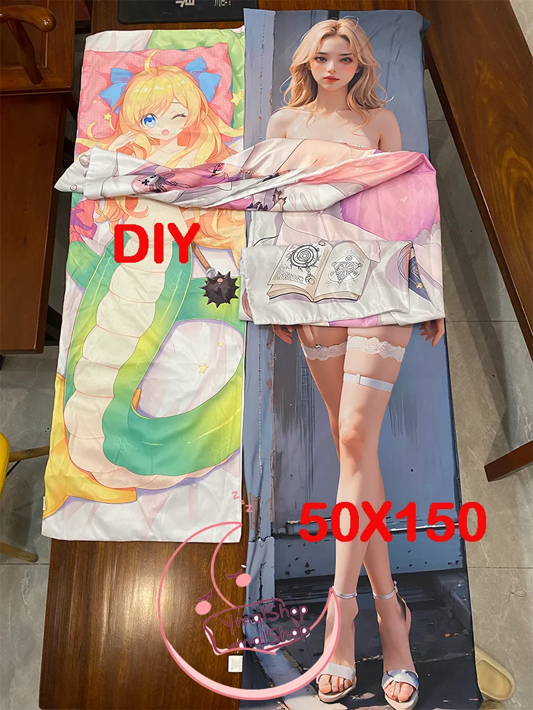 مخصص أنيمي Dakimakura أنيمي AI فتاة (ميركو) الوجهين طباعة الحياة الحجم الجسم الوسائد غطاء الكبار أنيمي الجسم المخدة