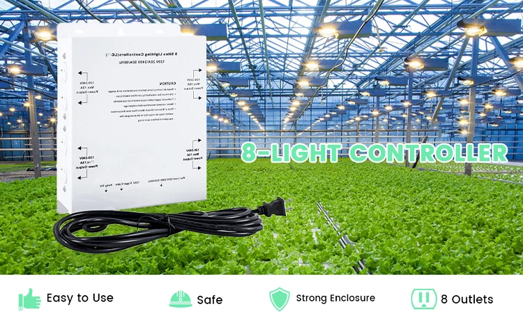 Populaire heet verkoop programmeerbare dimbare LED-lichtcontroller voor tuinuitrusting High-Tech dimmers