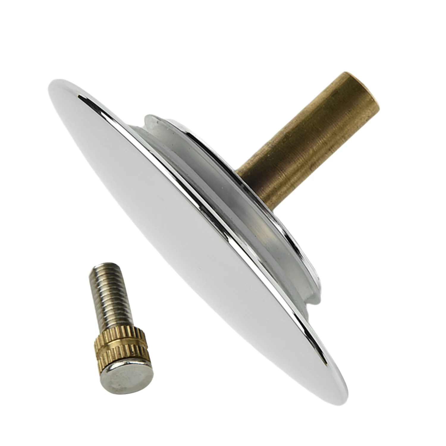 Adjustable Bath Basin Waste Stopper 70mm Diameter for Bathroom Drain Fitting Compatible with Most Standard Bath Wastes