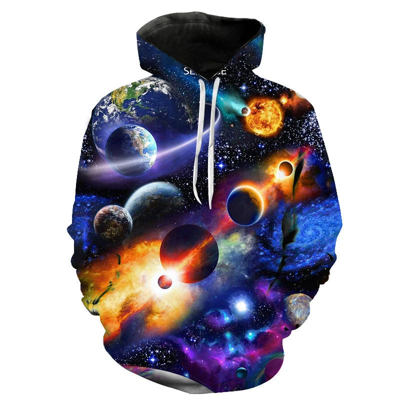 

Hoodies For Men Harajuku Fashion Starry Sky Men Women Children 3D Printed Sweatshirts Pullover Boy Girl Kids Streetwear y2k Coat