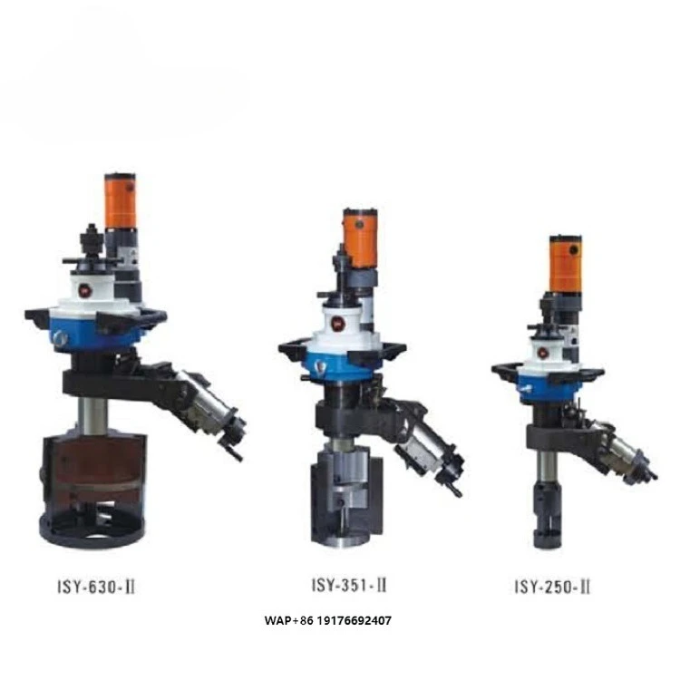 ISY-250-II Portable  Electric Pneumatic Inner Mounted Pipe Cold Facing Beveling Machine 80-240mm