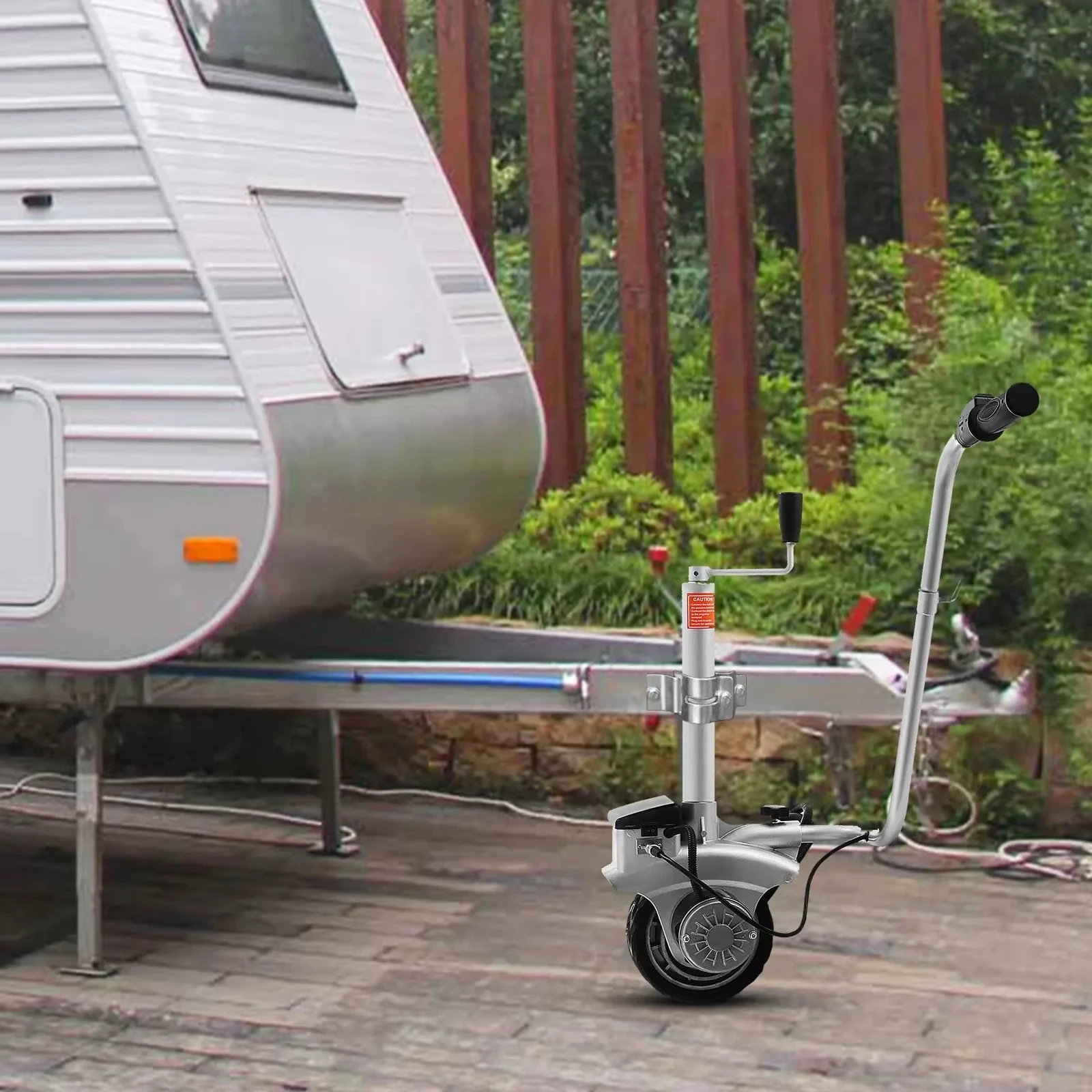 

DG-12V 12v Electric Trailer Dolly Valet Mini Mover 3 Trailer Jockey Wheel Moves 5000lbs Rolling Weight Machine