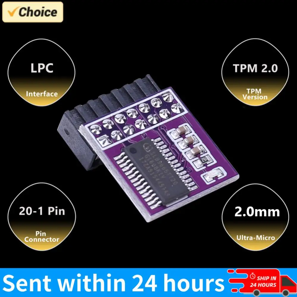

14-контактный модуль безопасности с интерфейсом LPC GC-TPM2.0, удаленный модуль для тестирования обновления WIN11, поддержка различных материнских плат, мини-версия