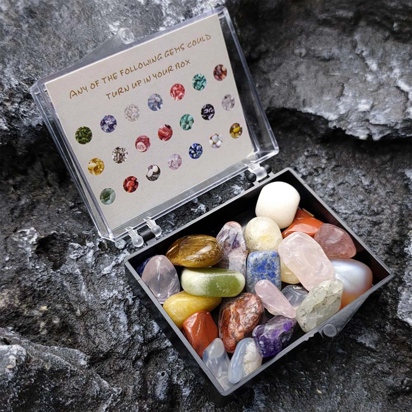 Colorful Educational Stones Decoration Crafts Ore Specimens Kits Geology Crystals Mineral Collection Science Toy Supplement