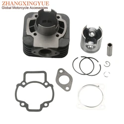 47mm 70cc Big Bore Cylinder Kit For Aprilia 50 Mojito Custom Motore Scarabeo Street Sport City Sr Motard 50cc AC 2 Stroke