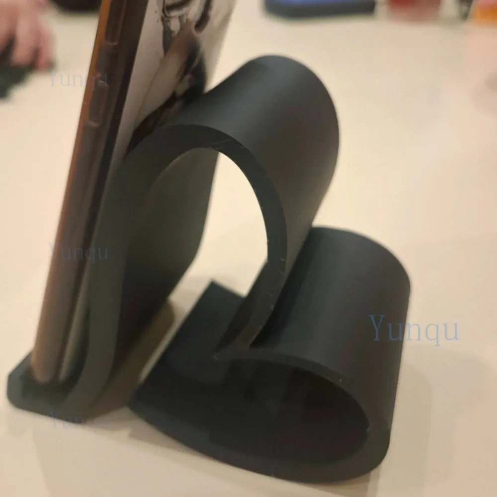 One Heart-Shaped Phone Stand, A 3D Printed Universal Phone and Tablet Stand, An Elegant Desktop Organizer in Multiple Colors