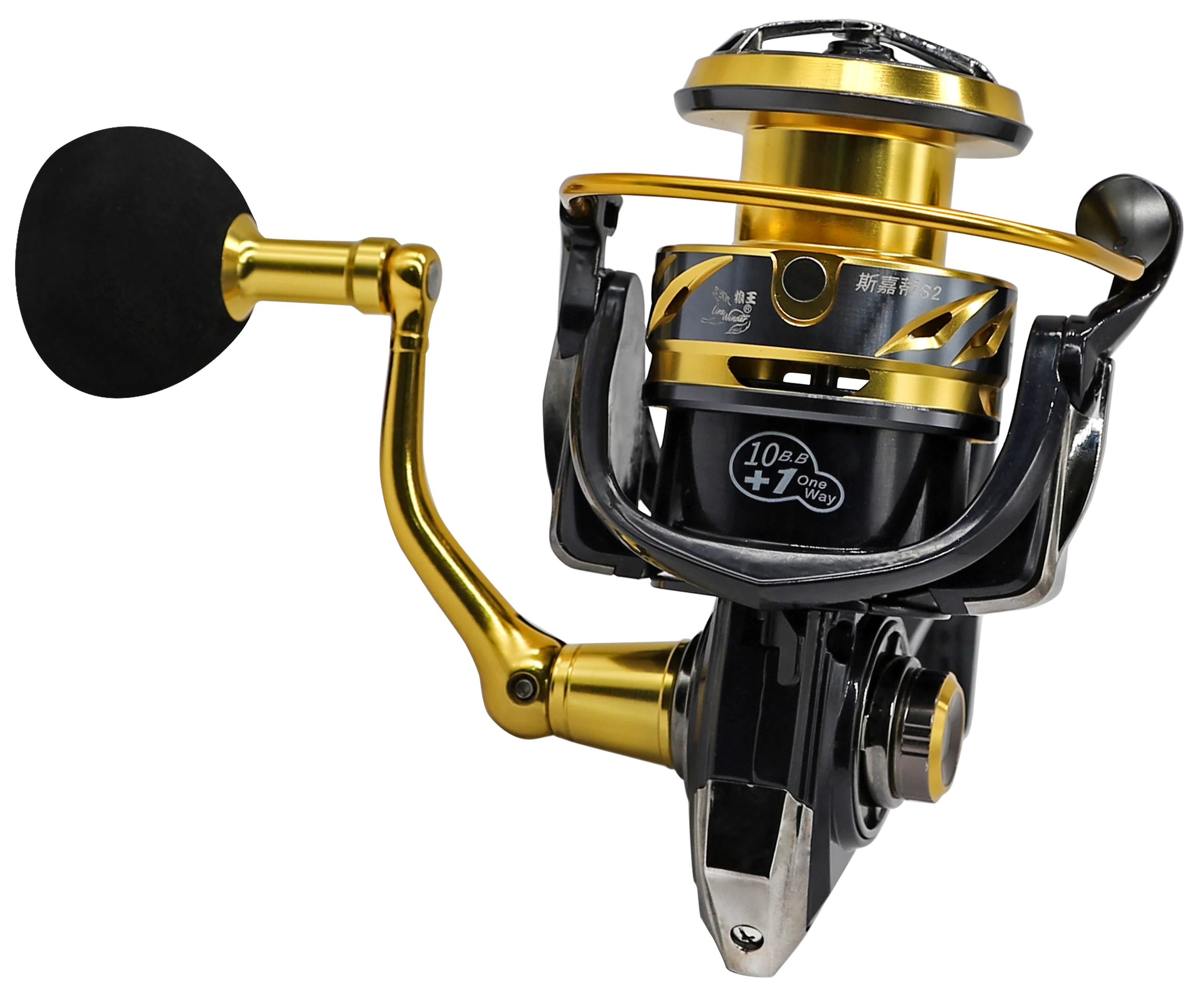 Aluminum alloy main body metal screw in rocker arm 10KG Braking force 10HPB+1RB SKD seawater fishing reel