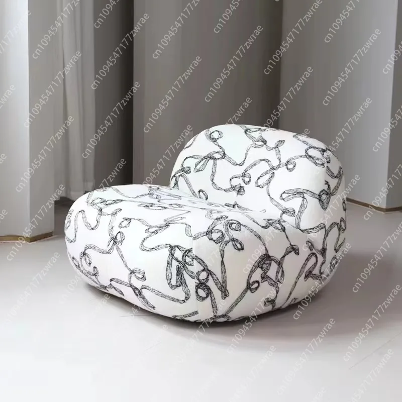 Super comfortable Nordic accent chair home villa single sofa modern relaxation living room chair