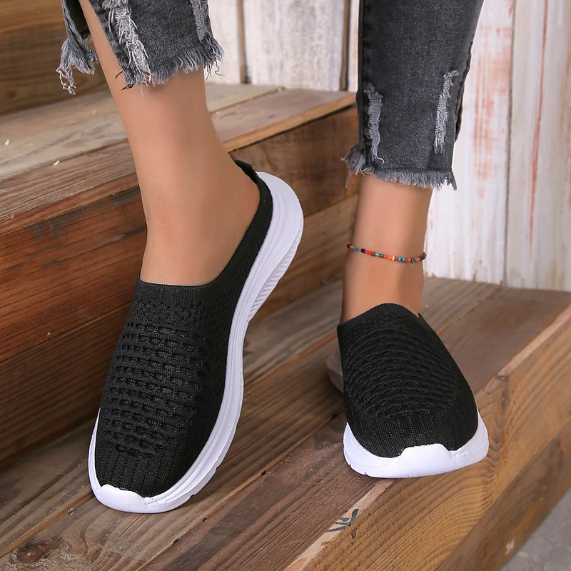 Casual Chunky Female Sneakers Women\'s Shoes Summer 2024 Trend Breathable Mesh Sports Shoes Light Soft Sole For Gym Running Shoes