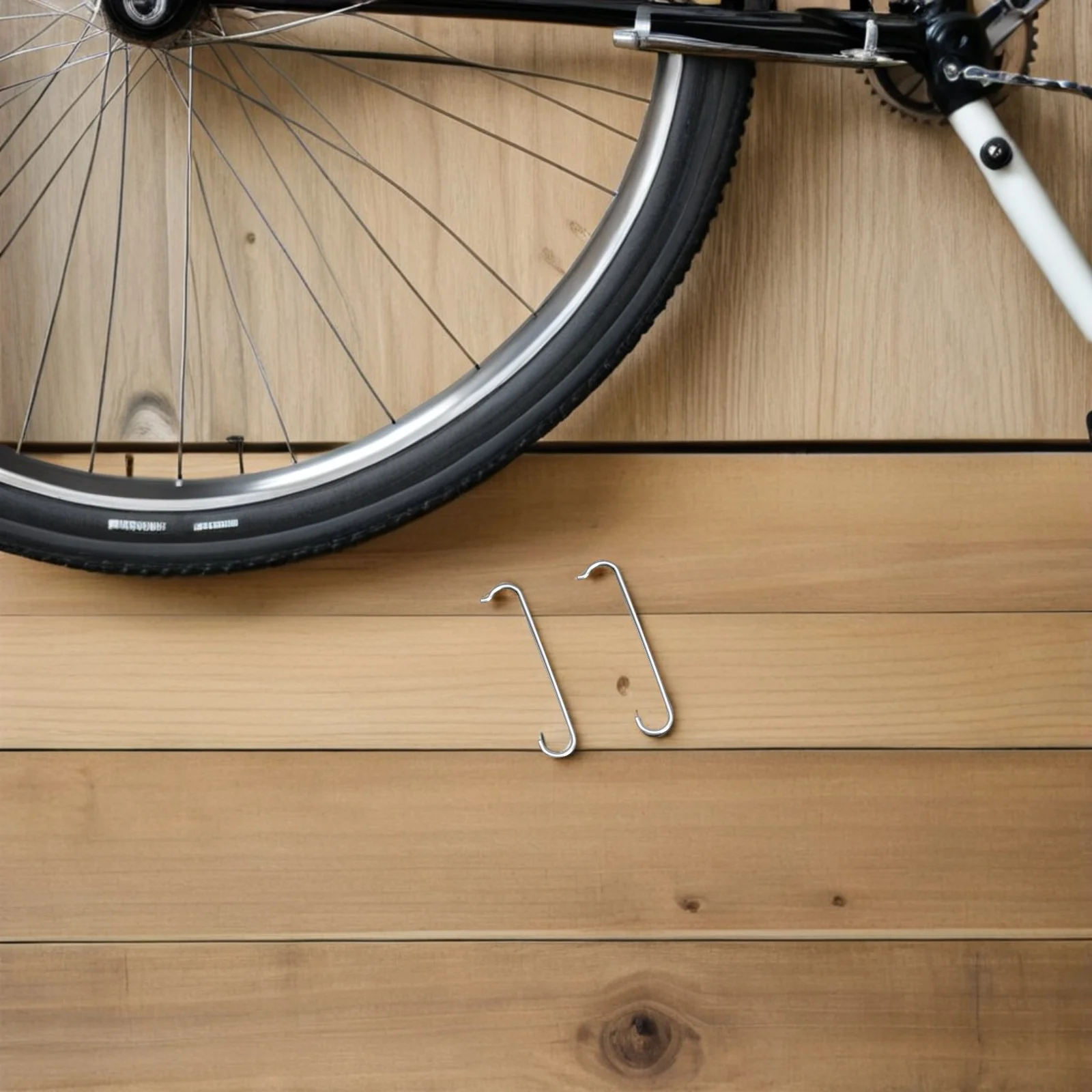 

2Pcs Bike Chain Hook Stainless Steel Bike Joint Hook Tool for Repair Connecting Aid Accessories Silver