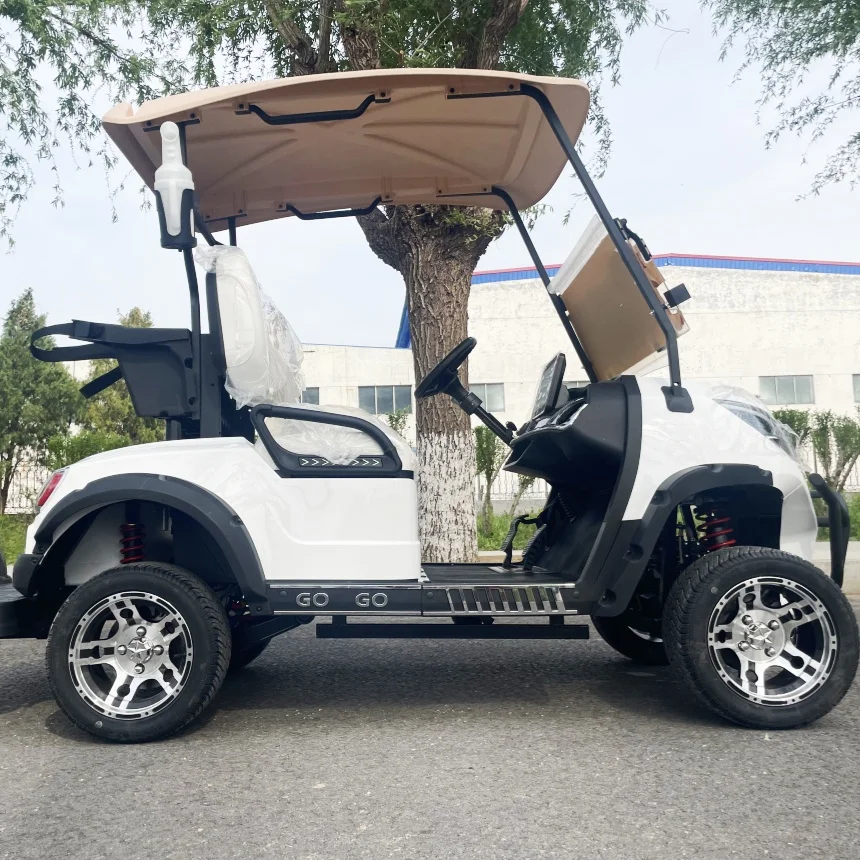 

4 Seater Electric Golf Cart Lead-Acid Battery Powered Independent Front Suspension Ready To Sell Great Offer Electric Scooter