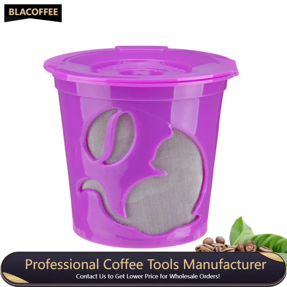

6Pcs Reusable K Cups Plastic Refillable Coffee Compatible Filters Pods Mesh Filter for Keurig Coffee Machine COffee Filter Cups