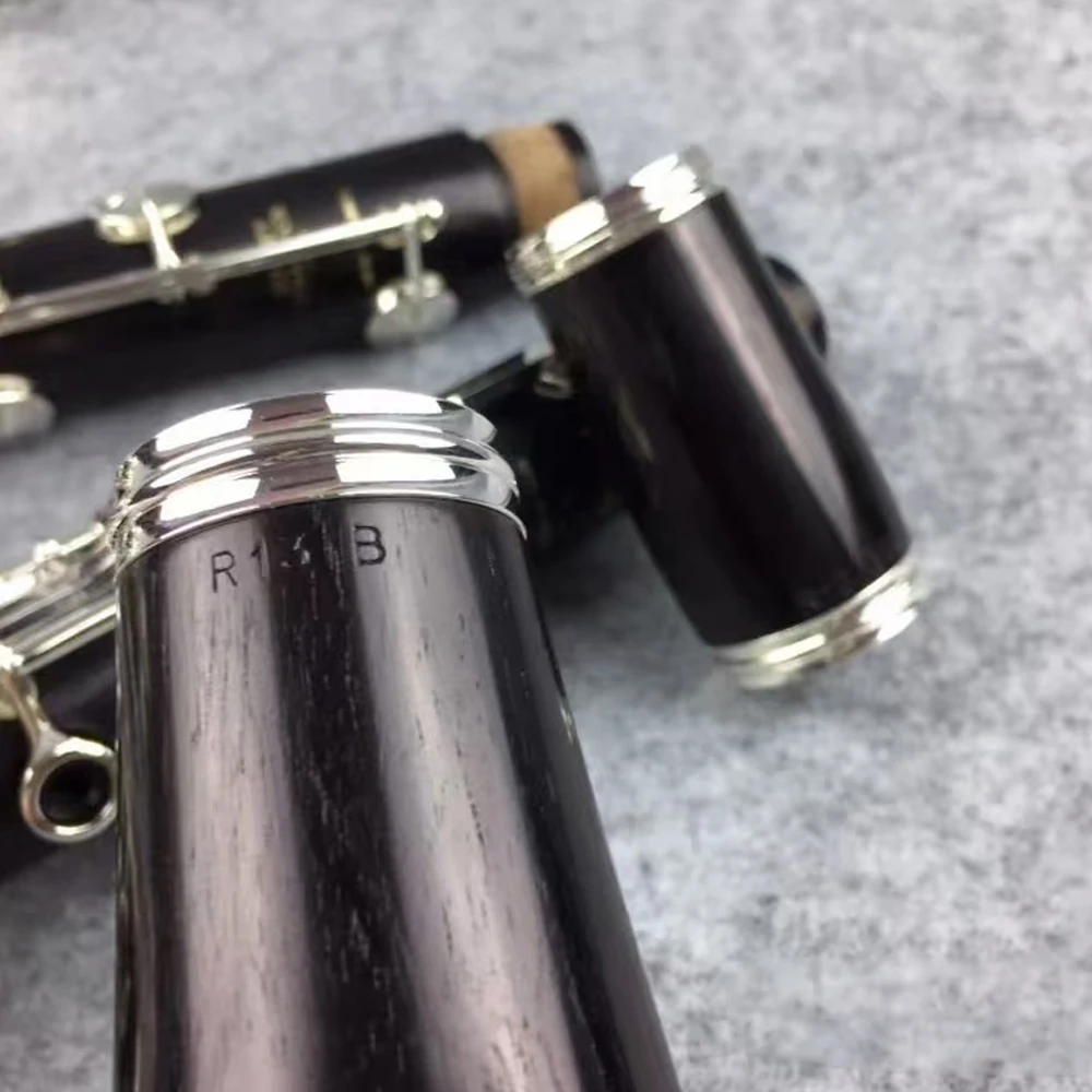 Buffet R13 Classic Ebony Clarinet B-flat Made with French craftsmanship  Nickel Silver Key Musical Instrument with Accessories