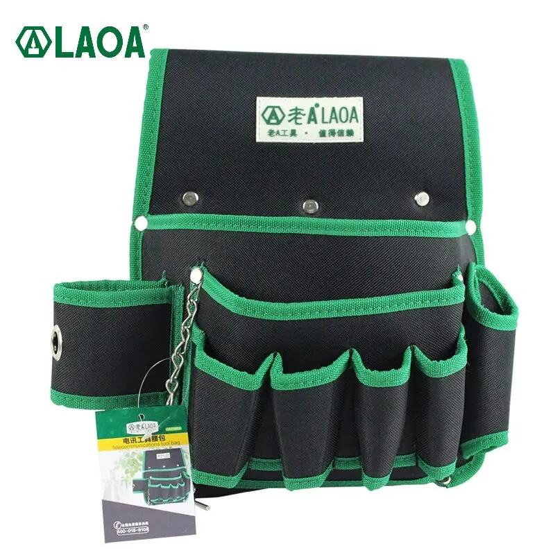 LAOA Oxford Cloth Storage Bag Multilayer Telecommunication Tool Pack Repair Tool Pocket