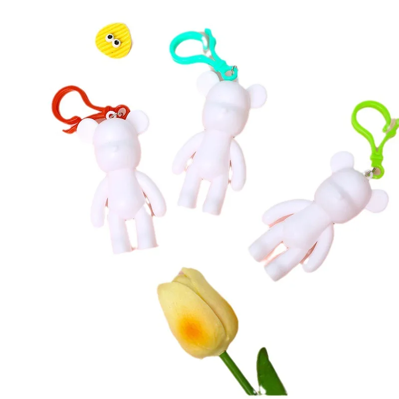 Hot Selling Children's DIY Fluid Bear Handmade Toys Creative Graffiti Pigment Set