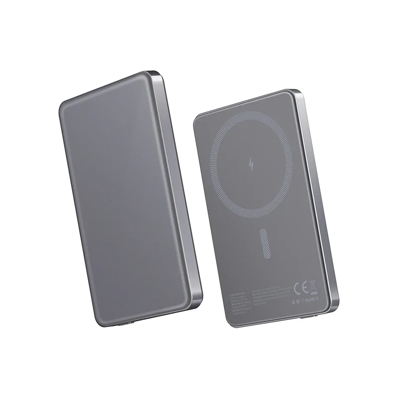 For Magsafe Slim Magnetic Wireless Power Bank PD20W Bidirectional 5000mAh Power Bank