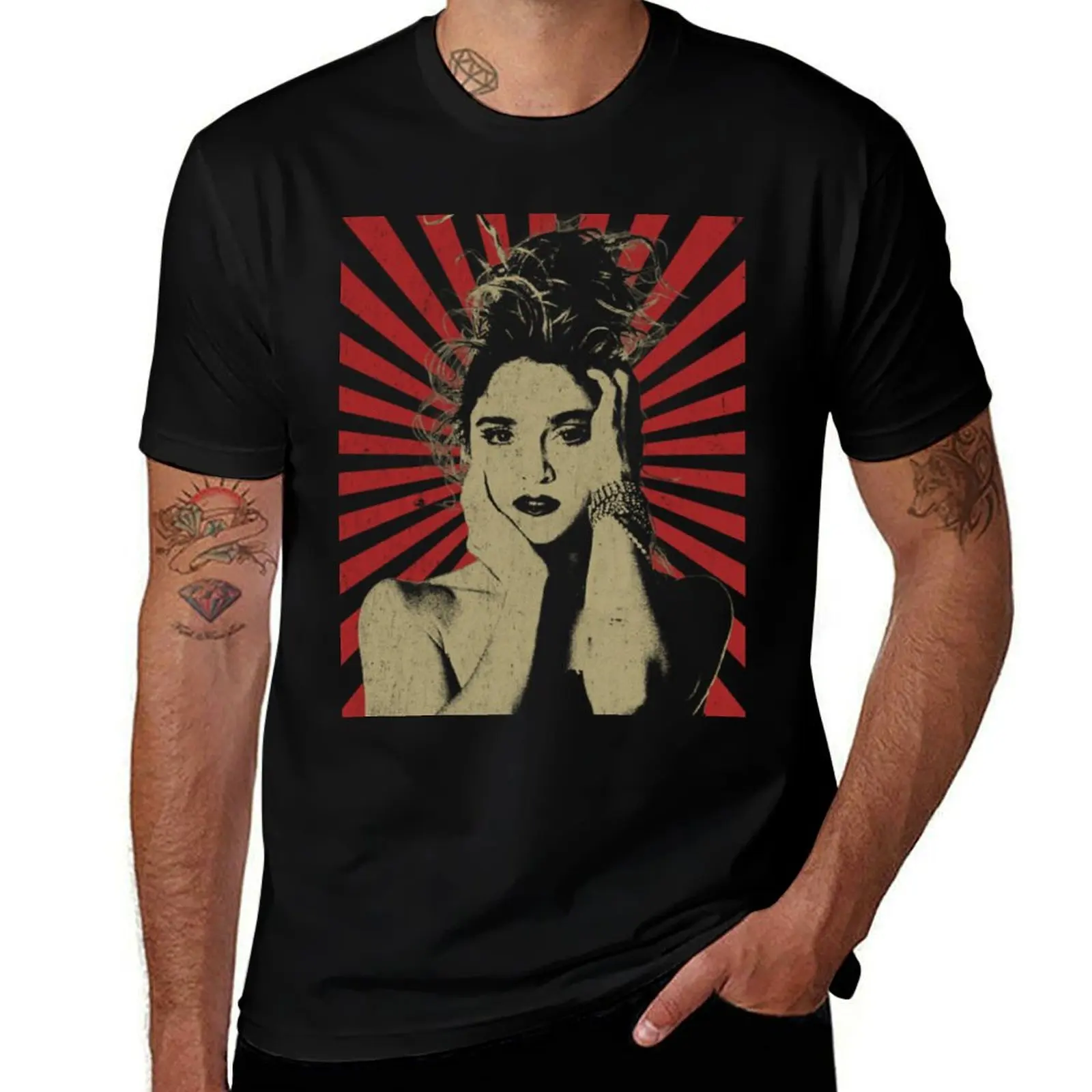 

madona rovel Essential T-Shirt man graphic t shirt cotton t shirt man T-Shirt