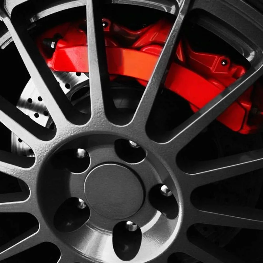 1Pair Universal Brake Caliper Covers High‑Temperature Resistant Racing Modification Protector Front Rear S/M/L Most Car Wheels