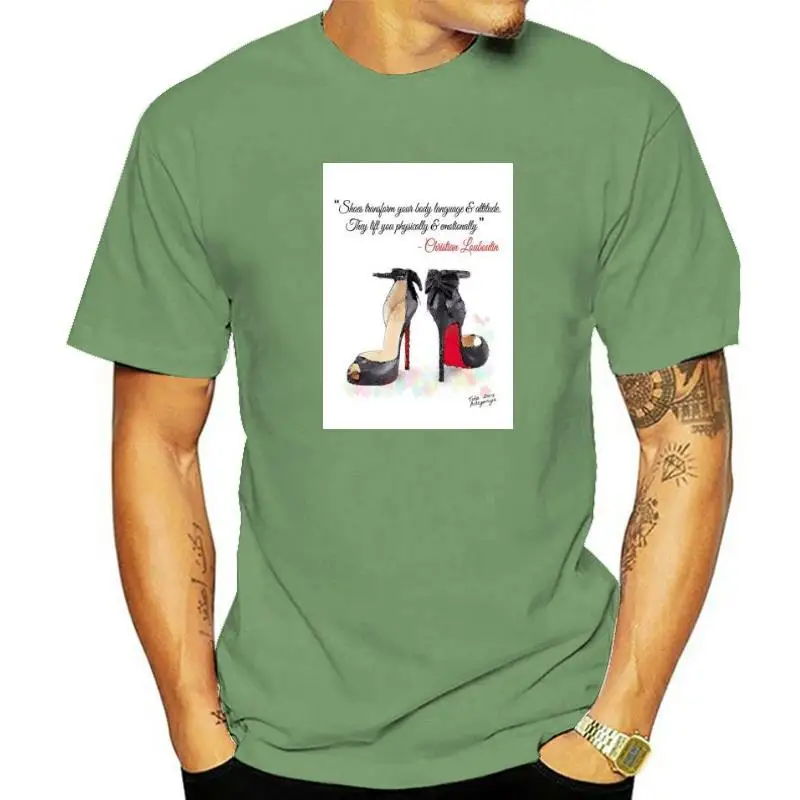 Louboutins T shirt fashion illustration fashion watercolor watercolour quote shoes