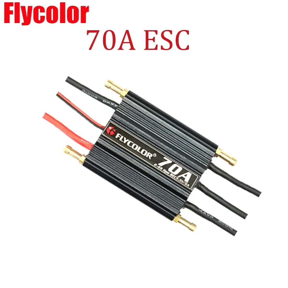Flycolor 2-6S Lipo BEC 5.5V/5A Bürstenloser ESC 50A 70A 90A 120A 150A Geschwindigkeitsregler / Programmierkarte für RC-Bootsmodellteile