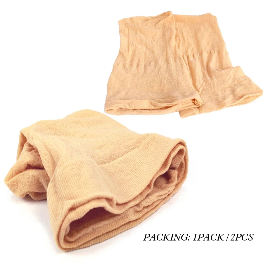 New Stocking Cap For Wigs 2Pcs Cheap Hair Net For Wigs Bald Cap Beige Brown Black Nylon Stocking Wig Cap Stretchy Hair Cap