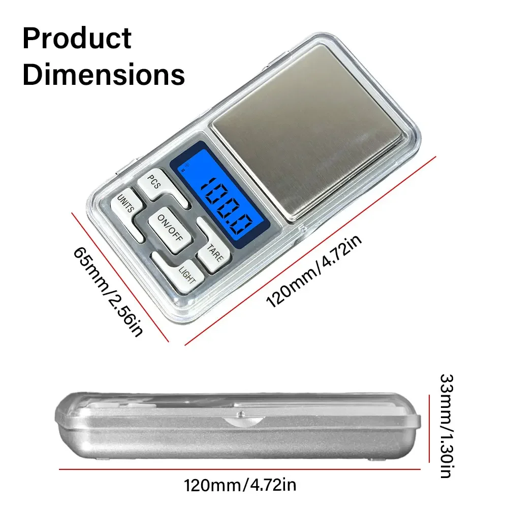 NEW High Precision Scale Electronic Weight Scale Digital Balance Scale Pocket Jewelry Diamond weighing scales For Kitchen image 6