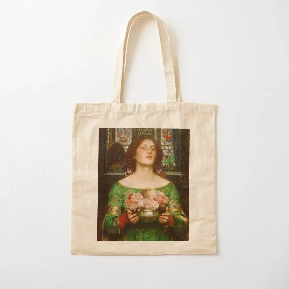 John William Waterhouse Rosebuds Tote Bag shopper bags for women Custom bag Tote Bag