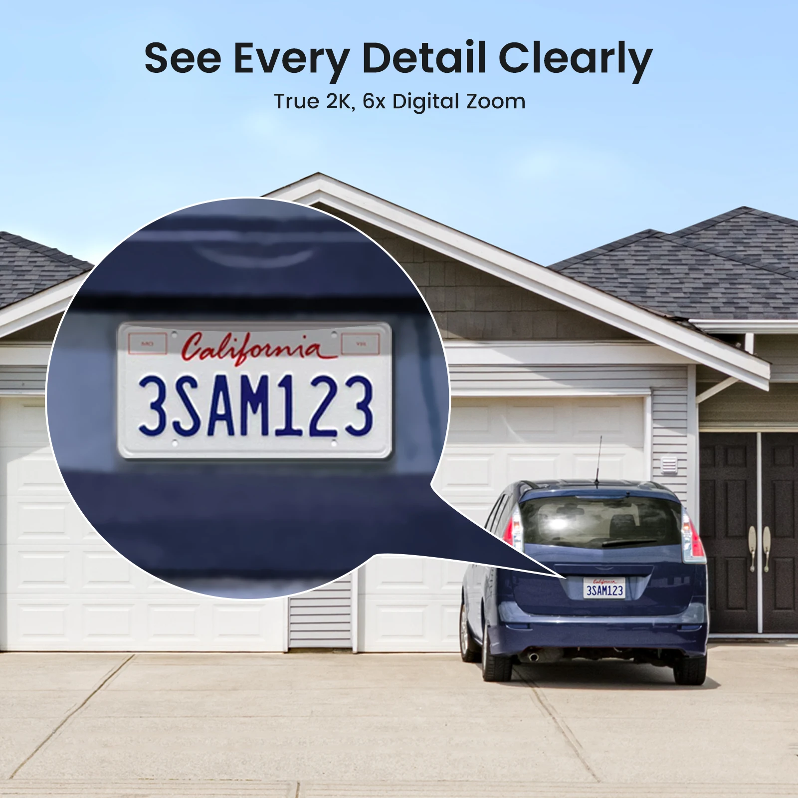 Dekco 3MP WiFi Solar Camera System 2 Cam Kit Outdoor Wireless Home Security Camera Set Color Night Vision 2-Way Audio CCTV Cam