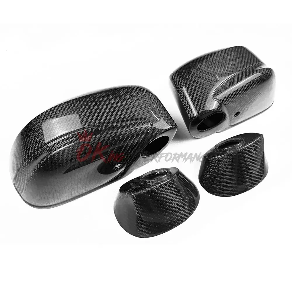 

For NISSAN R35 GTR Replace Glossy Dry Carbon Fiber Side Mirror Housing