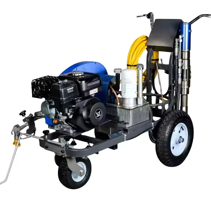 

Professional High-Pressure Engine-Powered Road Marking Machine Garage Airless Powerful Spray Gun for Road Marking