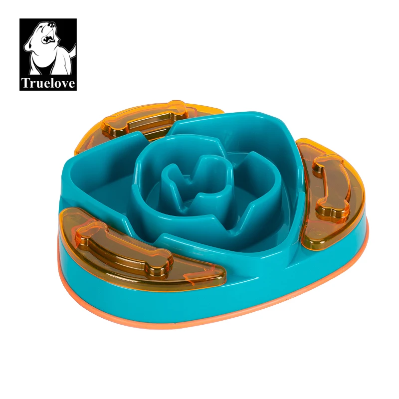 Truelove Pet Dog Slow Feeder High Quality Durable Non Slip Eco-friendly Plastic Protect Cat Dog Cervical Spine Food Bowl TLT2602