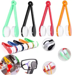 Mini Portable Multifunctional Glasses Cleaning Rub Two-sided Glasses Brush Micro Fiber Glasses Cleaner Sunglasses Wiping Tools