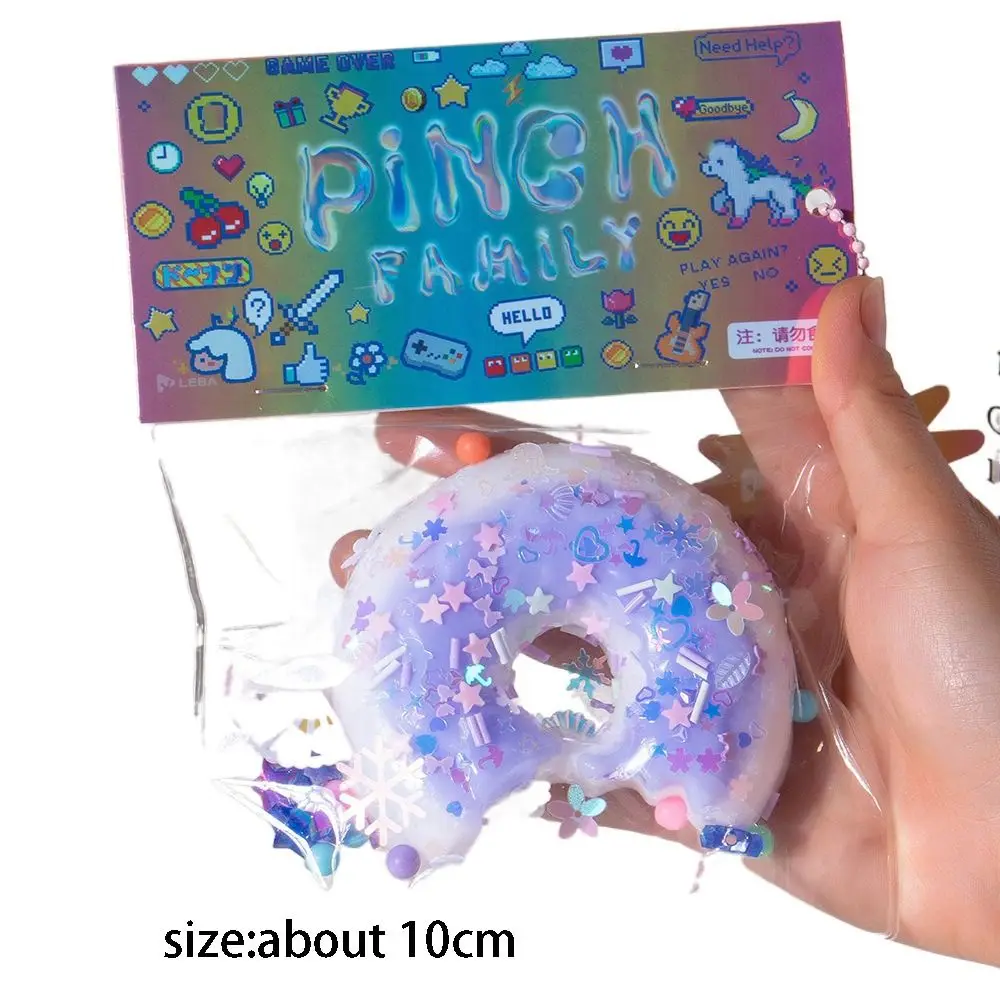 Giant Squeeze Gap Donut-Spielzeug, weiches, klebriges Kneif- und Dekomprimierungsspielzeug, Quetschspielzeug, Abreact, dekomprimierender, kneifender Donut