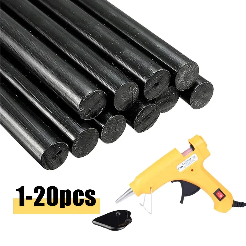 

5-50pcs Black Hot Melt Glue Sticks 7mmx100mm Adhesive Home DIY Tools for Hot Melt Glue Gun Craft Album Repair Glue Stick