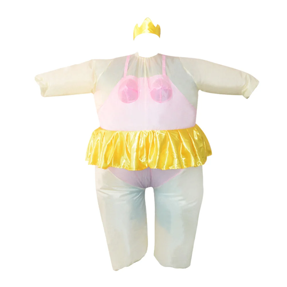 Adulto divertente Blow up Suit gioco di ruolo Costume da balletto gonfiabile Party Outfit abbigliamento mucca vestiti fantasia