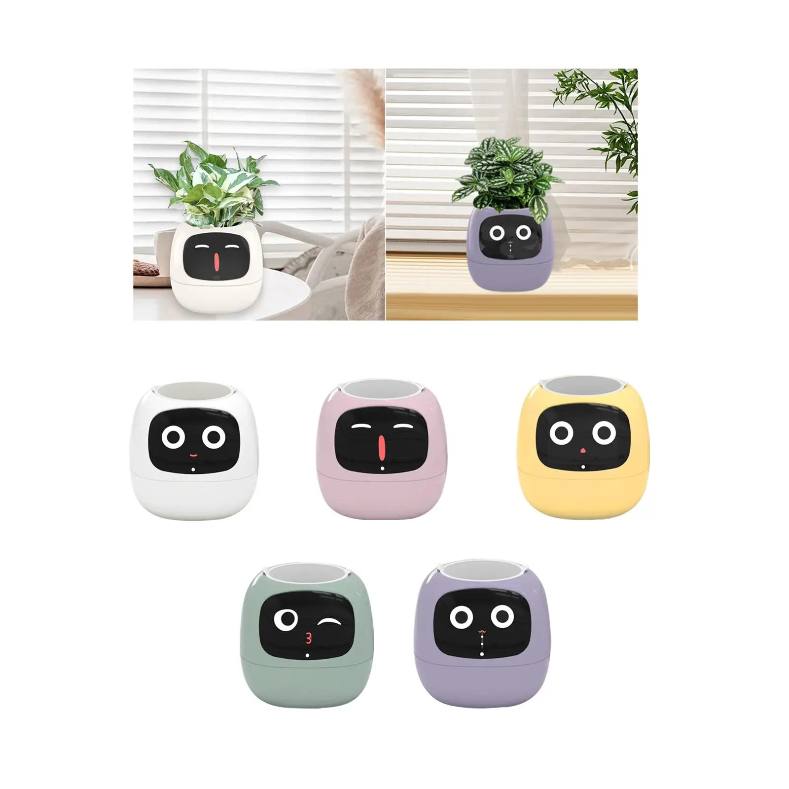 

Smart Flowerpot Animations Smart Home Device for Indoor Living Room Gifts