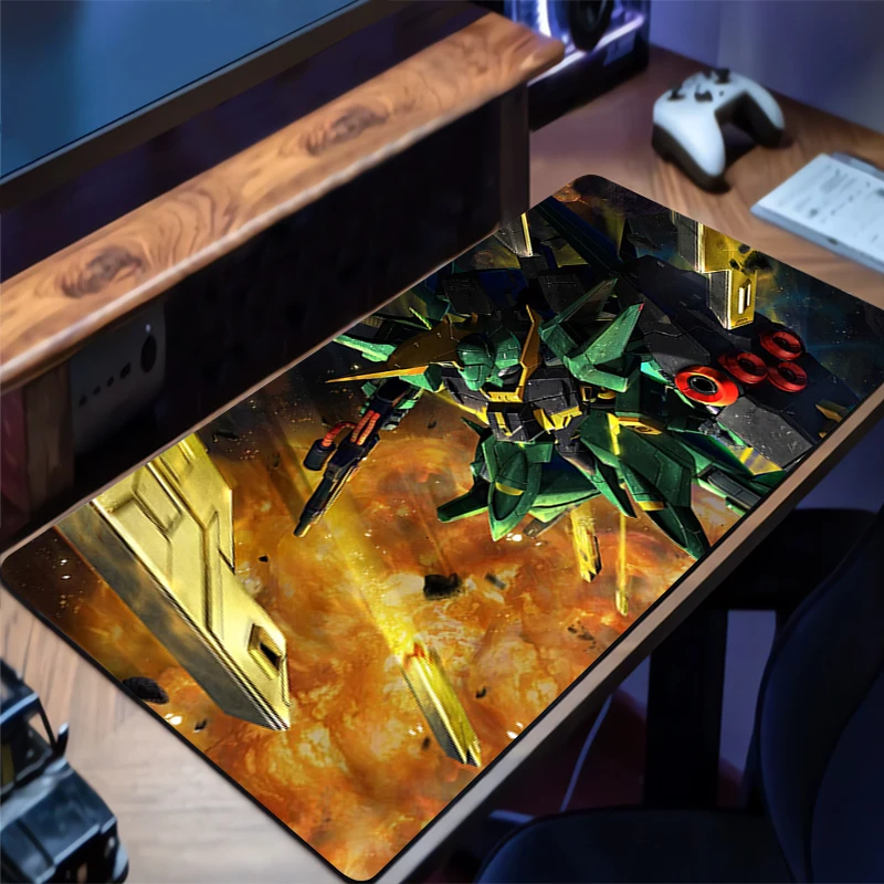 

Mouse Pad Office PC Accessories Keyboard Mat Anime Pattern Anti-slip Rubber HD Mechanical Warrior Gundam Mousepad Gamer Desk Mat