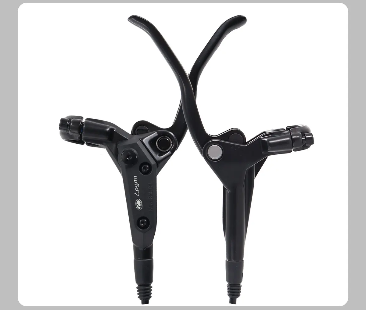 TESNO M500 2-Piston MTB Hydraulic Disc Brake Set Aluminum Alloy Front And Rear Bicycle Brakes with Silicone Protective Covers