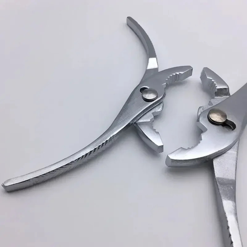 6/8 Inch Walnut Tiger Pliers Wire Cutting Pipe Slip Joint Pliers Scissors Household Hand Repair Tool Multi-function Accessories