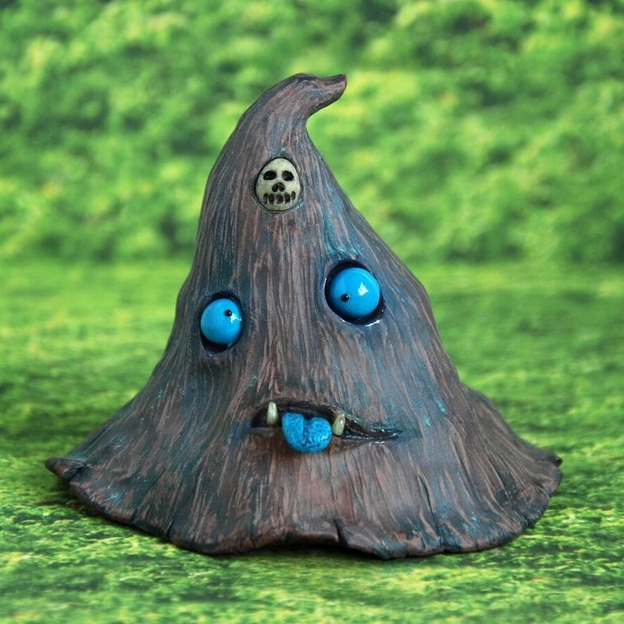 

Witch Hat Sculpture Resin Craft Decorative Ornament Halloween Decorations Home Desktop Ornament Creative Gift