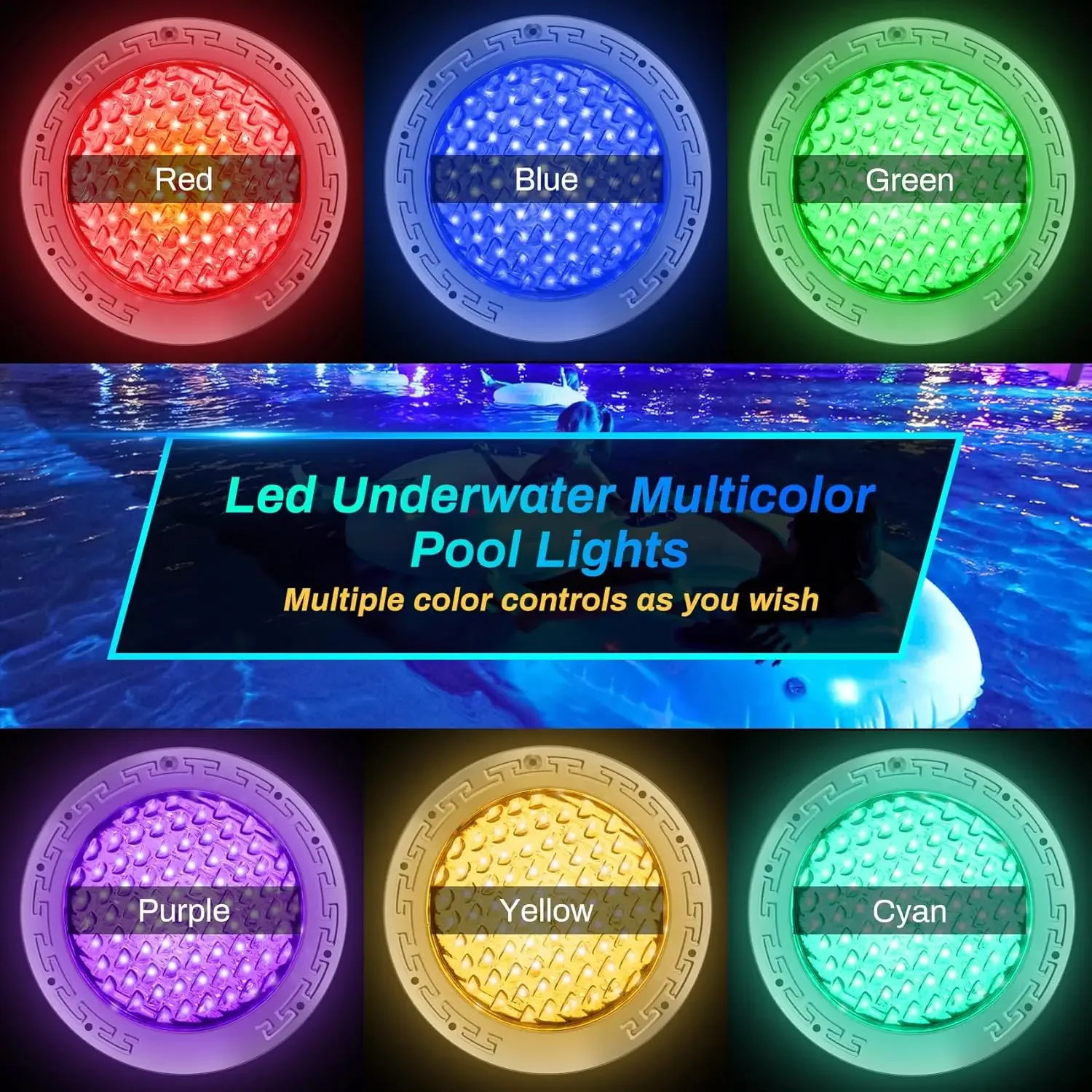 Led Pool Lights for Inground Pools,LED Pool Light for 10 inch Wet Niche