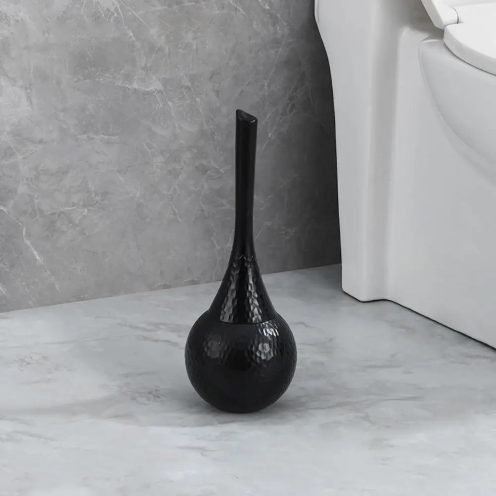 Light Luxury Toilet Brush Set Exquisite Detachable Head Long Handle Toilet Brush Standing Base Retro