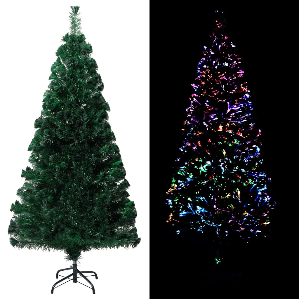 Künstlicher Weihnachtsbaum mit St?nder Grün 120 cm Glasfaser