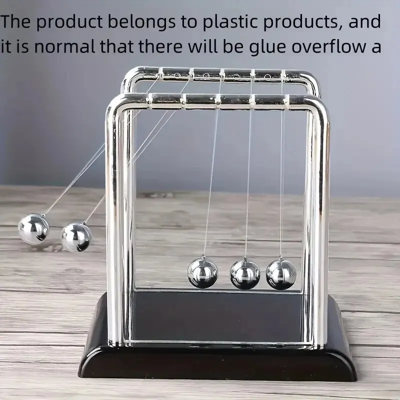 Newton Cradle Desktop Ornament Steel Ball Motion Balance Toy Physics Pendulum Model for Home Office Stress Relief Creative view 5