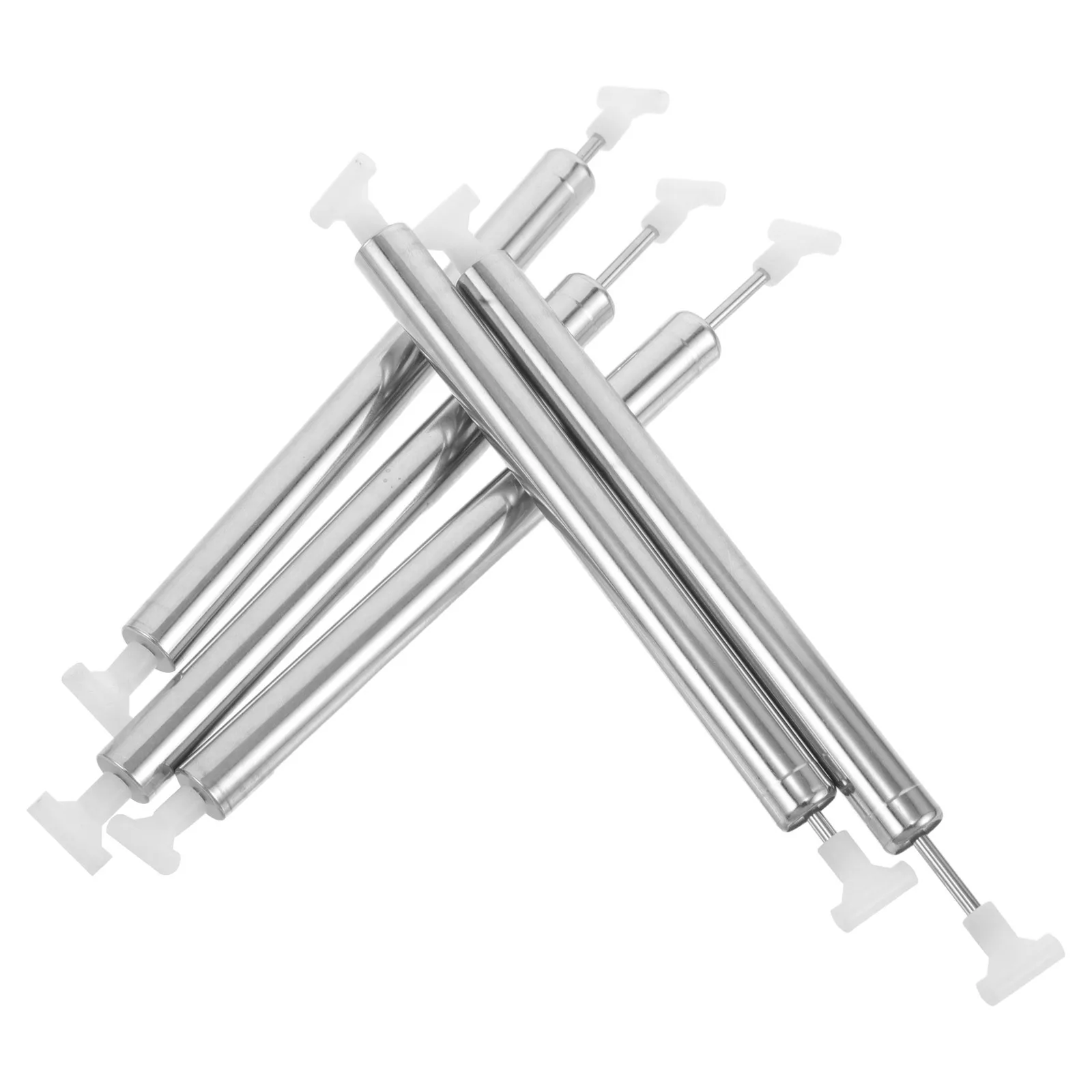

5pcs Trash Can Damper Stainless Steel Soft Closing Tool For Garbage Bin Wastebasket Rubbish Basket Dual Direction Silent Closure